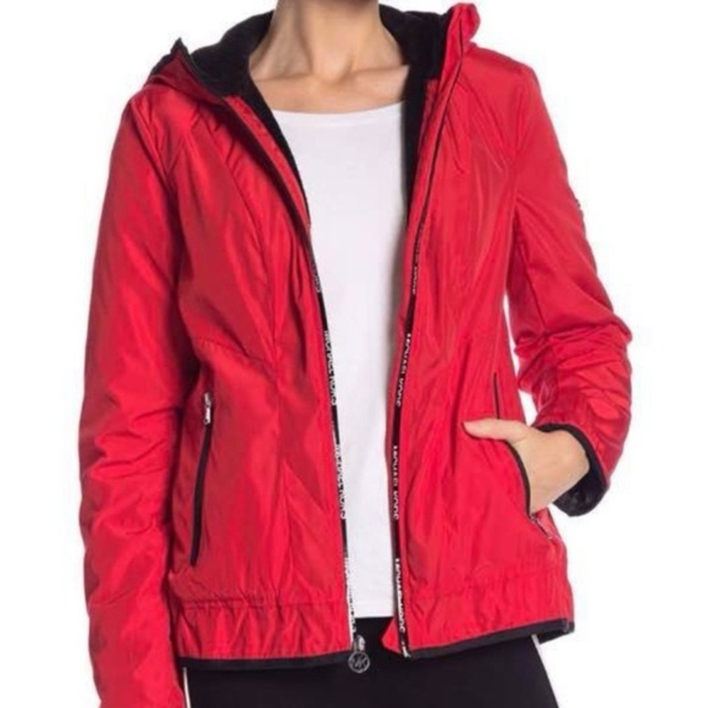 Michael Kors Red Windreaker Jacket
